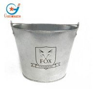 iron garden galvanized wine chilling bucket bucket ice container